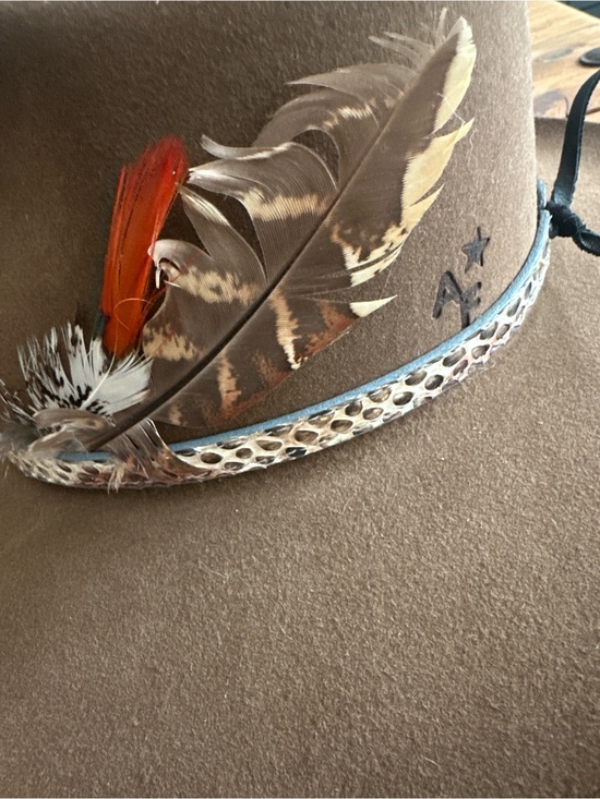 Stetson Dark Brown Fur Felt Western Hat with Gold Stamp main image 9